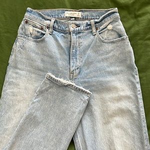 ABERCROMBIE Curve Love 90s straight Jean